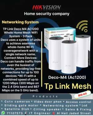 Tplink Deco M4 mesh system!!