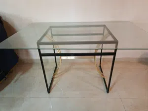 طاولة طعام سفرة جانبية زجاج تقديم الضيوف بوفيهات