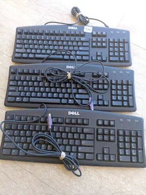 3 كيبوردات نوع Dell اصليات للبيع