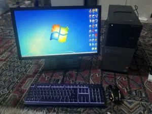 للبيع جهاز كمبيوتر ديل (Dell) Core i5 كامل بحالة ممتازة - رامات 8GB وهارد 500GB - مع شاشة كبيرة
