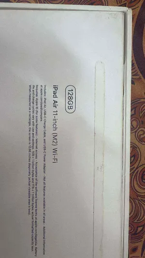 Apple . iPad Air 6 . 128 GB2