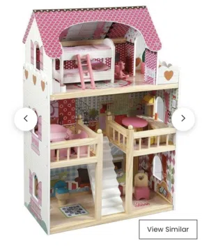 Large wooden doll house