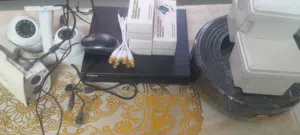 نضام 2m يدعم ذكاء صناعي  داهوا 3 كاميرات ديفئار 100متر سلك دبل نحاس 3 علب مطرية 3 شواحن بدون هردسك