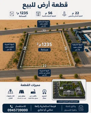 Mixed Use Land for Sale in Tripoli Wadi Al-Rabi