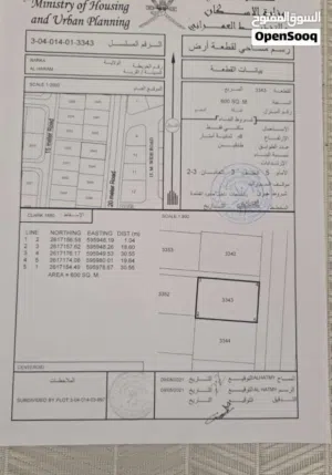 Residential Land for Sale in Al Batinah Barka