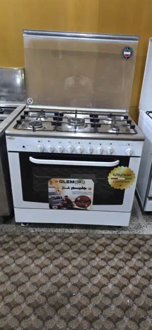فرن جليم غاز خمسه عيون ابيض تيفال حديث نظيف جدا