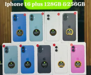 ايفون 16 بلس ، ذاكرة 128GB جديد ضمان سنة عرض لكمية محدودة جميع الالوان متوفرة