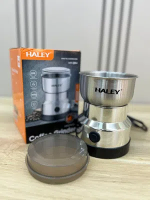 مطحنة قهوة HALEY   طحن طازج يفرّق بالطعم طحن سريع وناعم  مثالية للقهوة والتوابل