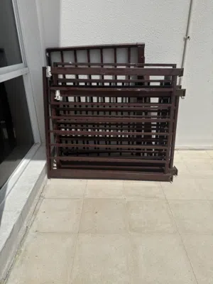 Metal Baby Safety Gate for Stairs Adjustable & Secure