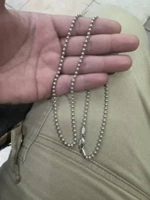 سلسال فضه مميز وزن 16 غرام للبيع