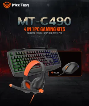 MeeTion 4 in 1 PC Gaming Kit C490