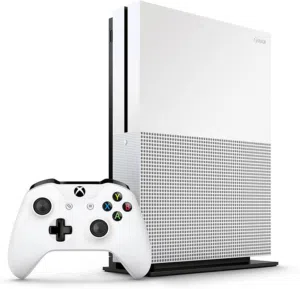 Xbox one s جهاز مع يد اصلية عليه العاب