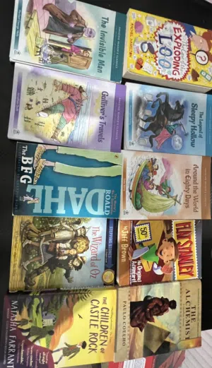Ten books brand new