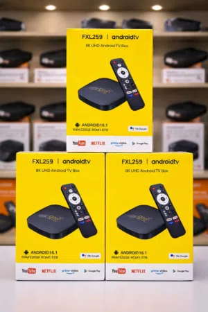 Smart TV Box – 8K UHD / Android 16 / 512GB Ram+1.5 TB Storage / All TV Channels -Call / WhatsApp
