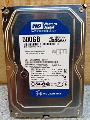 للبيع هارد أو البدل WD Blue 500GB: هارد "ويسترن ديجيتال مع 2 gbرام كمبيوتر بسعر مغري بحالته الوكاله