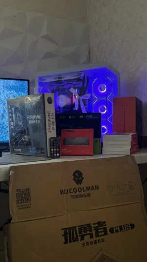 بي سي i7/RTX5060 3FANS/ شبه جديد / شكل واداء / ينفع للالعاب و التصميم