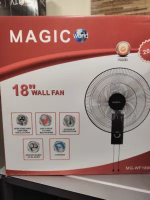 متوفر مراوح MAGIC 18 إنش أحدث موديل    نظام سمارت  ريموت كنترول  3 سرعات هواء قوي وصوت ها