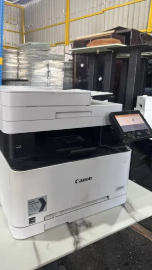 طابعة ليزر ملونة كانون Canon i-SENSYS MF633Cdw مستعملة نظيفة (شاشة عربي)