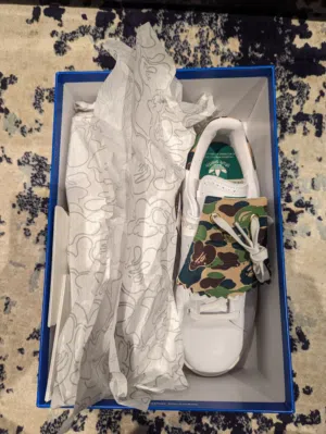 Bape x Stan smith golf style shoes limited edition