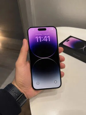 ايفون 14برو مكس  مستعجل عيب لا مش مفتوح من محل لي 100