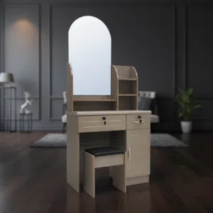 طاولة زينة (تسريحة) كلاسيكية مع مرآة وكرسي - D/T 9857