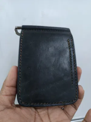 Leather Money Clip Wallet