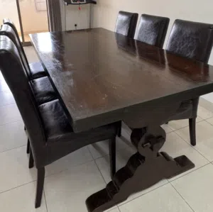 Dining table with chairs