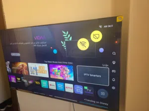 شاشة هايسنس 55 بوصة4k qled بالستيكر استعمال خفيف جدا