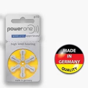 INS0110916بطاريات للأجهزة المساعدة على السمع power one متوفرة بجميع المقاسات