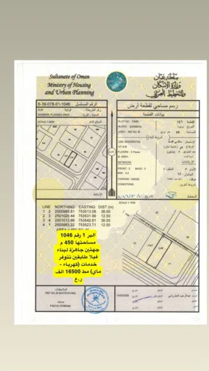 Residential Land for Sale in Al Sharqiya Sur