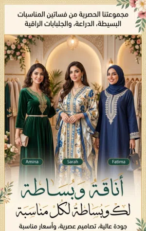 ملابس نسائية متنوعة للبيع