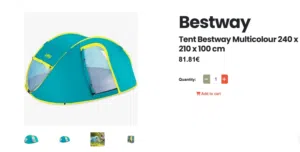 Tent Bestway 240 x 210 x 100