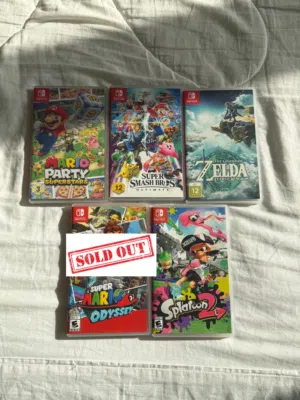 Nintendo Switch Games (6 Games for Sale)
