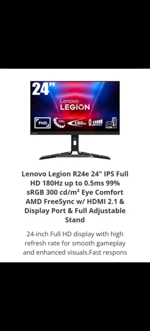 24" Lenovo monitors for sale  in Amman