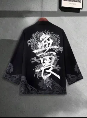 قميص الكيمونو من شي ان جاهز عندي جديد