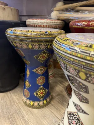 طبلة موزييك سورية عالم الايقاع مع حقيبه مبطنه