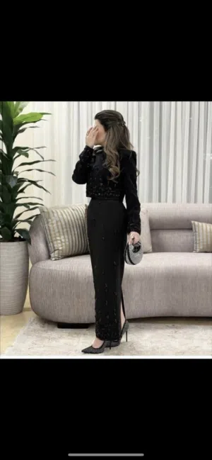 بدلة خريفية مستعملة مرة وحدة شبه جديدة