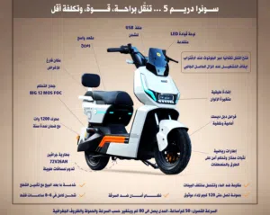 دراجة كهربائة Sunra dream 5