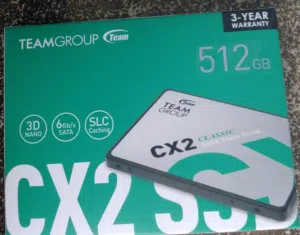 TEAMGROUP CX2 SSD 512GB SATA III جديد ومختوم