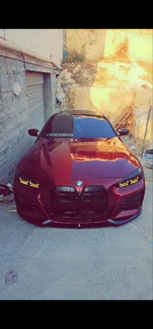 BMW 430 i M PACKAGE   لون الاصلي كحلي ملزق خمري