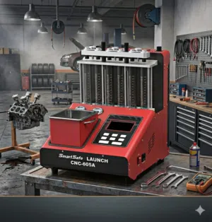 #ماكنة_بخاخات_LAUNCH_CNC_605A تعمل على جميع انواع البخاخات (GDI) (MPI) بنفس الماكينة .