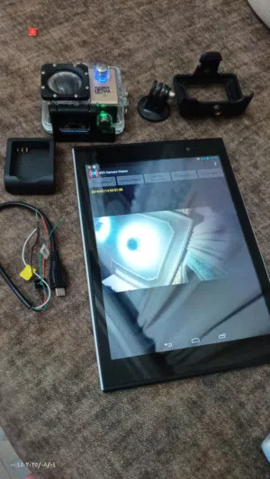 WI FI  Go pro js 6000  مع تابلت اندريد  لتشغيل وحفظ الجهاز sj 6000 wi fi full HD 1080 action sport