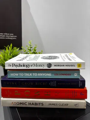 Self Improvement Book Bundle - (Atomic Habits, 48 Laws, Psychology of Money + More)