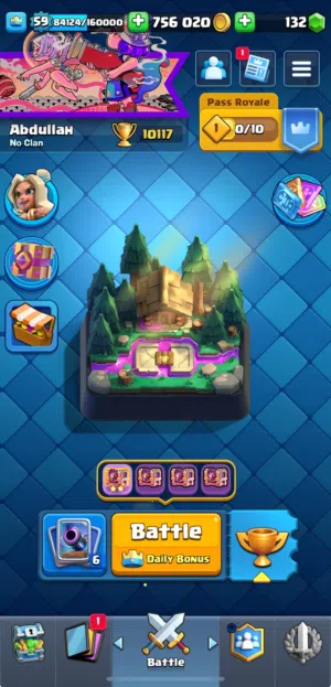 للبيع حساب كلاش رويال عمره 5 سنوات بسعر 10وقابل