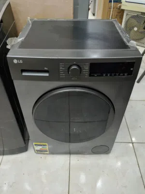 غسالة ال جي LG أوتوماتيك 8 كيلو انفرتر (كسر زيرو بالضمان) فضي - F2T2TY