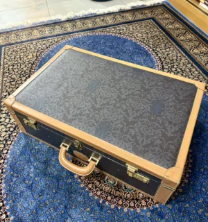 Vintage luggage briefcase