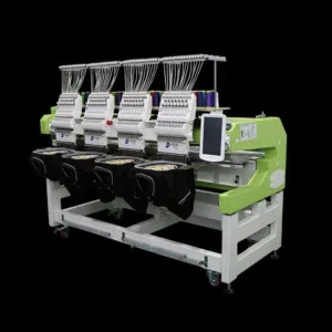 sewing embroidery machine 4 heads 12 needles used for 1 month only maa3 keel ghrada original
