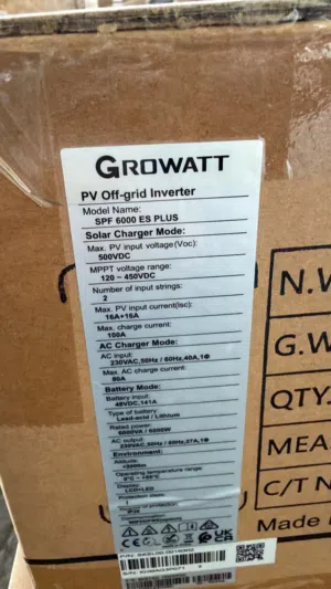Growatt Inverter SPF6000