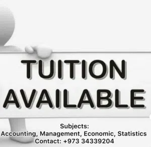 Tuition Available for Students.