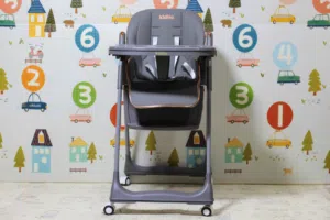 كرسي طعام من كيدلو ظهر متحرك صينيه متحركه خمس ارتفاعات كرسي جلد عجلات قابل للطوي باقل سعر بالمملكه